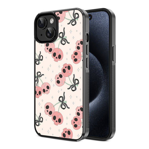 MyBat Design Lab Series Case for Apple iPhone 17e / 16e / 14 / 13  - Cherry Skulls - MIP14CSLESM408-2.jpg