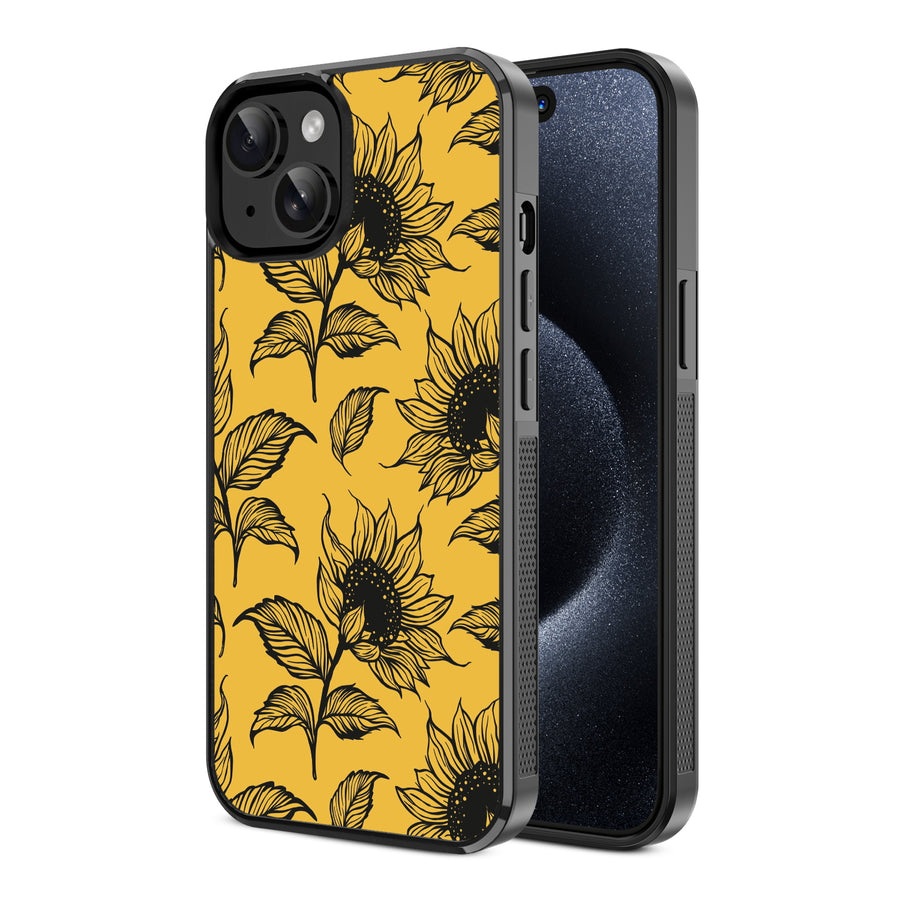 MyBat Design Lab Series Case for Apple iPhone 17e / 16e / 14 / 13  - Golden Sunflowers - MIP14CSLESM444-2.jpg
