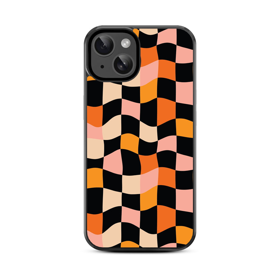 MyBat Design Lab Series Case for Apple iPhone 17e / 16e / 14 / 13  - Groovy Check - MIP14CSLESM448-3.jpg