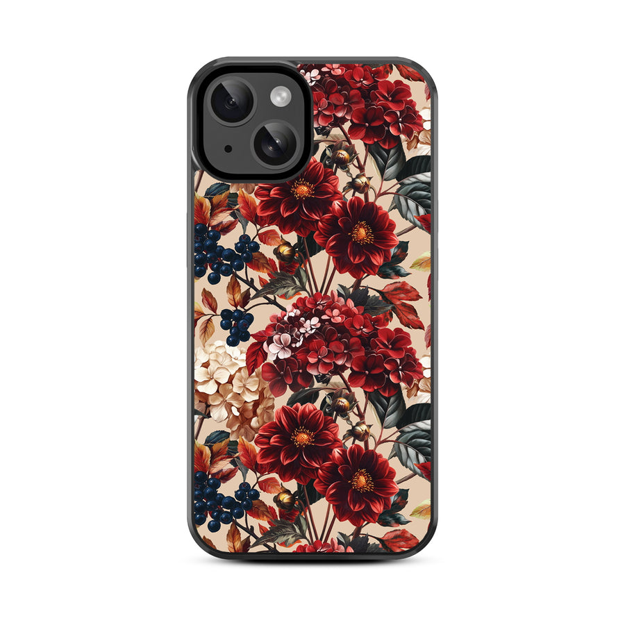 MyBat Design Lab Series Case for Apple iPhone 17e / 16e / 14 / 13  - Rust & Bloom - MIP14CSLESM449-3.jpg