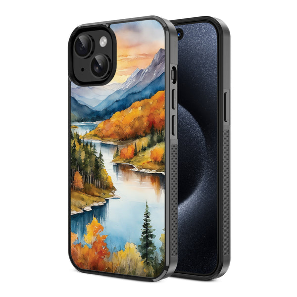 MyBat Design Lab Series Case for Apple iPhone 17e / 16e / 14 / 13  - Impressionist Foliage - MIP14CSLESM452-2.jpg