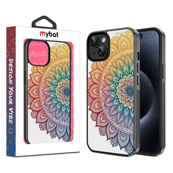 MyBat Design Lab Series Case for Apple iPhone 17e / 16e / 14 / 13  - Rainbow Mandala - MIP14CSLESM457-1.jpg