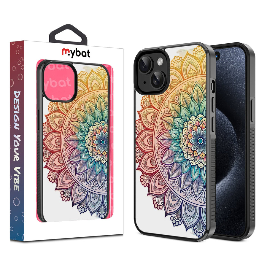 MyBat Design Lab Series Case for Apple iPhone 17e / 16e / 14 / 13  - Rainbow Mandala