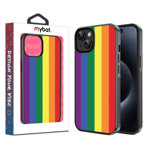 MyBat Design Lab Series Case for Apple iPhone 17e / 16e / 14 / 13  - Rainbow Stripes - MIP14CSLESM459-1.jpg