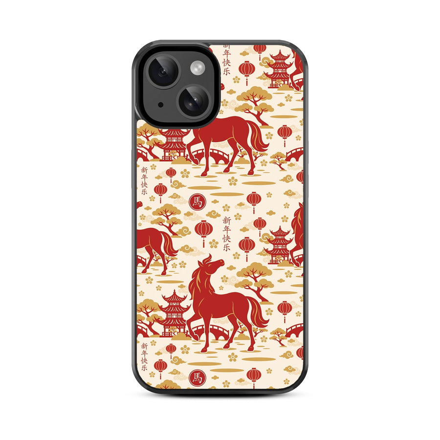 MyBat Design Lab Series Case for Apple iPhone 17e / 16e / 14 / 13 - Year of the Horse