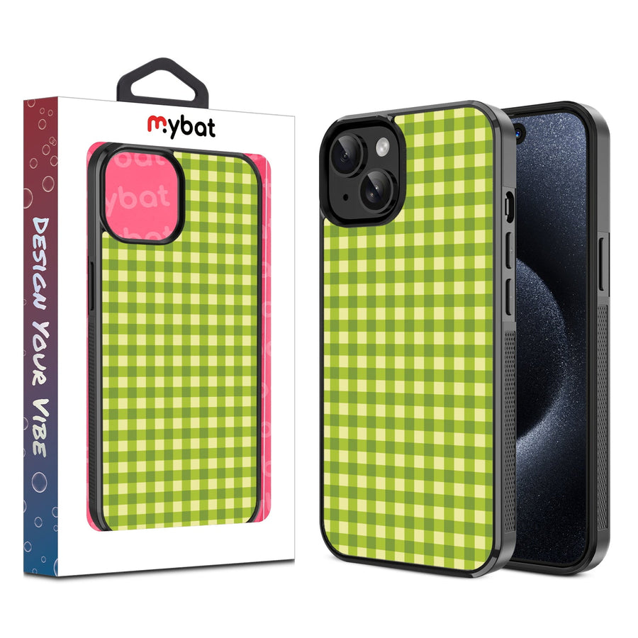 MyBat Design Lab Series Case for Apple iPhone 17e / 16e / 14 / 13 - Green Gingham