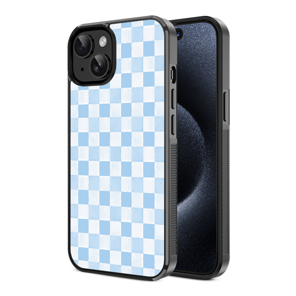MyBat Design Lab Series Case for Apple iPhone 17e / 16e / 14 / 13 - Sky Blue Check - MIP14CSLESM478-2.jpg
