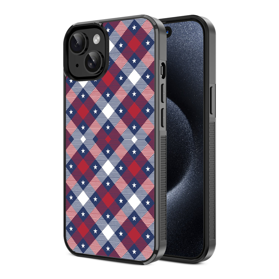 MyBat Design Lab Series Case for Apple iPhone 17e / 16e / 14 / 13 – Americana Plaid - MIP14CSLESM523-1.JPG