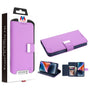 MyBat MyJacket Wallet Xtra Series for Apple iPhone 14 Plus - Purple / Dark Blue