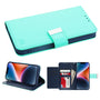 MyBat MyJacket Wallet Xtra Series for Apple iPhone 14 Plus - Teal Green / Dark Blue - MIP14MPCMJG038-2.jpg