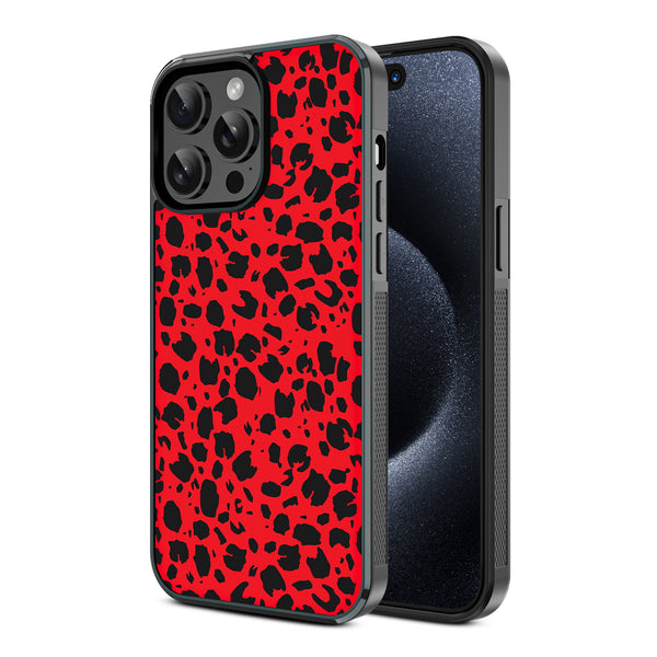 MyBat Design Lab Series Case for Apple iPhone 14 Pro (6.1) - Red Leopard Print - MIP14PCSLESM008-2.jpg