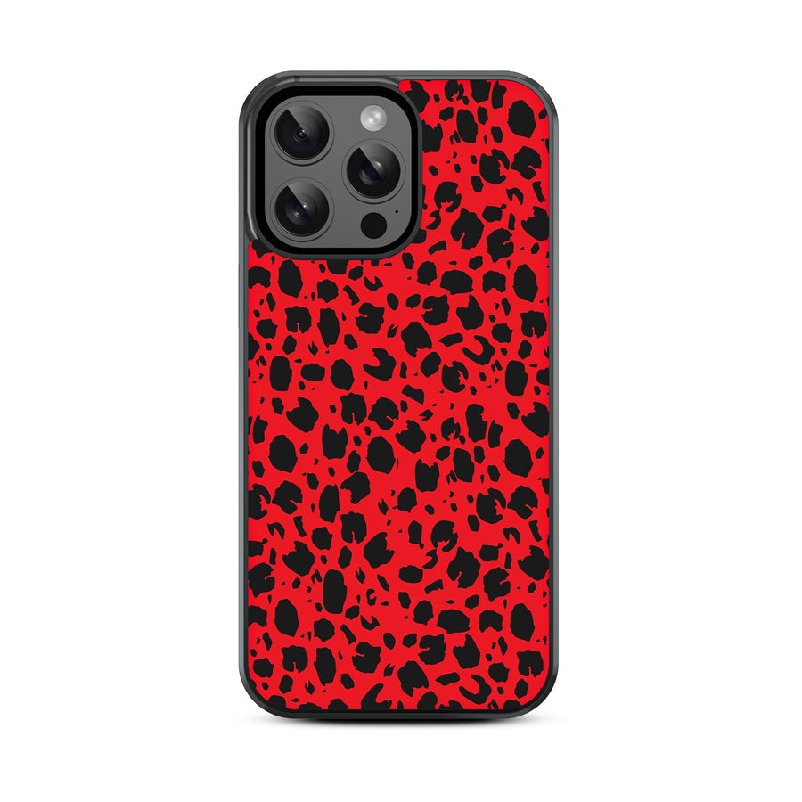 MyBat Design Lab Series Case for Apple iPhone 14 Pro (6.1) - Red Leopard Print - MIP14PCSLESM008-3.jpg