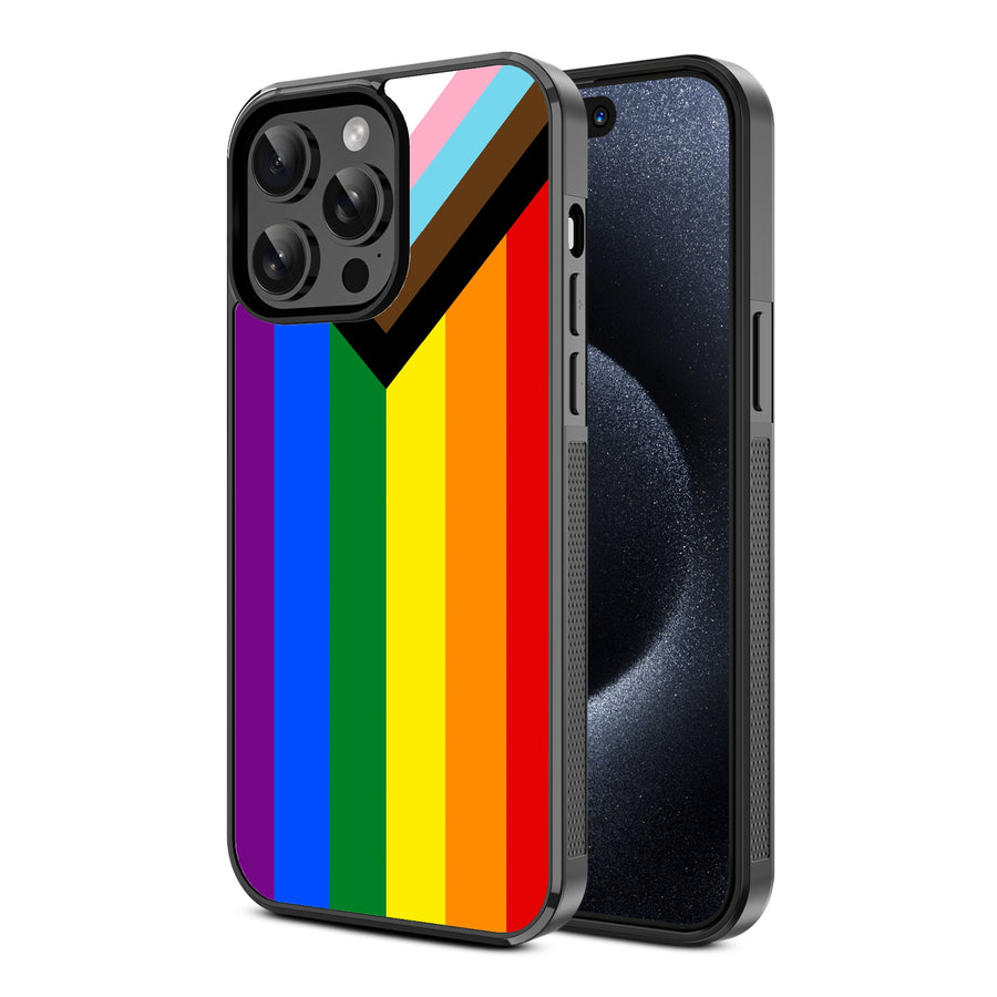 MyBat Design Lab Series Case for Apple iPhone 14 Pro (6.1) - LGBTQ+ Flag - MIP14PCSLESM034-2.jpg