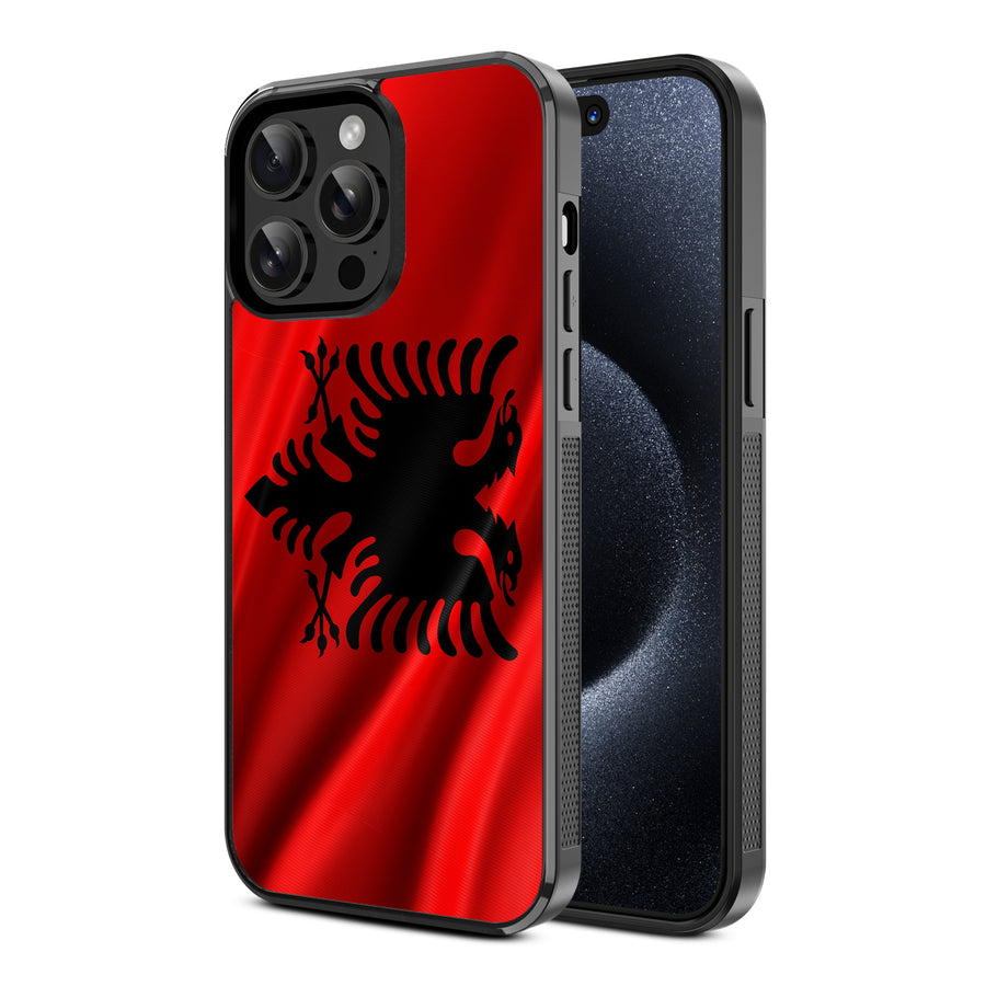 MyBat Design Lab Series Case for Apple iPhone 14 Pro (6.1) - Albania Flag - MIP14PCSLESM140-2.jpg