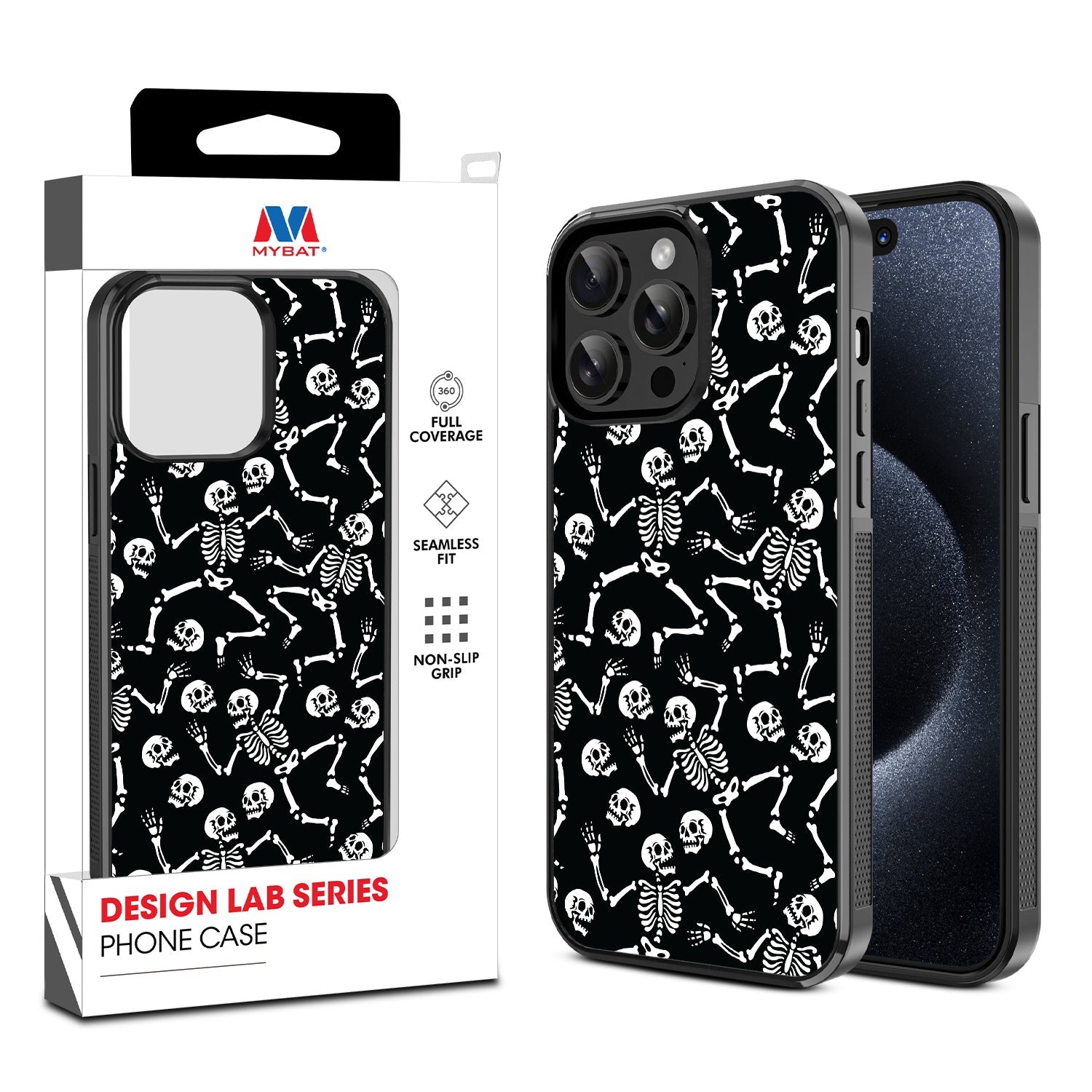 MyBat Design Lab Series Case for Apple iPhone 14 Pro (6.1) - Skeleton Crew