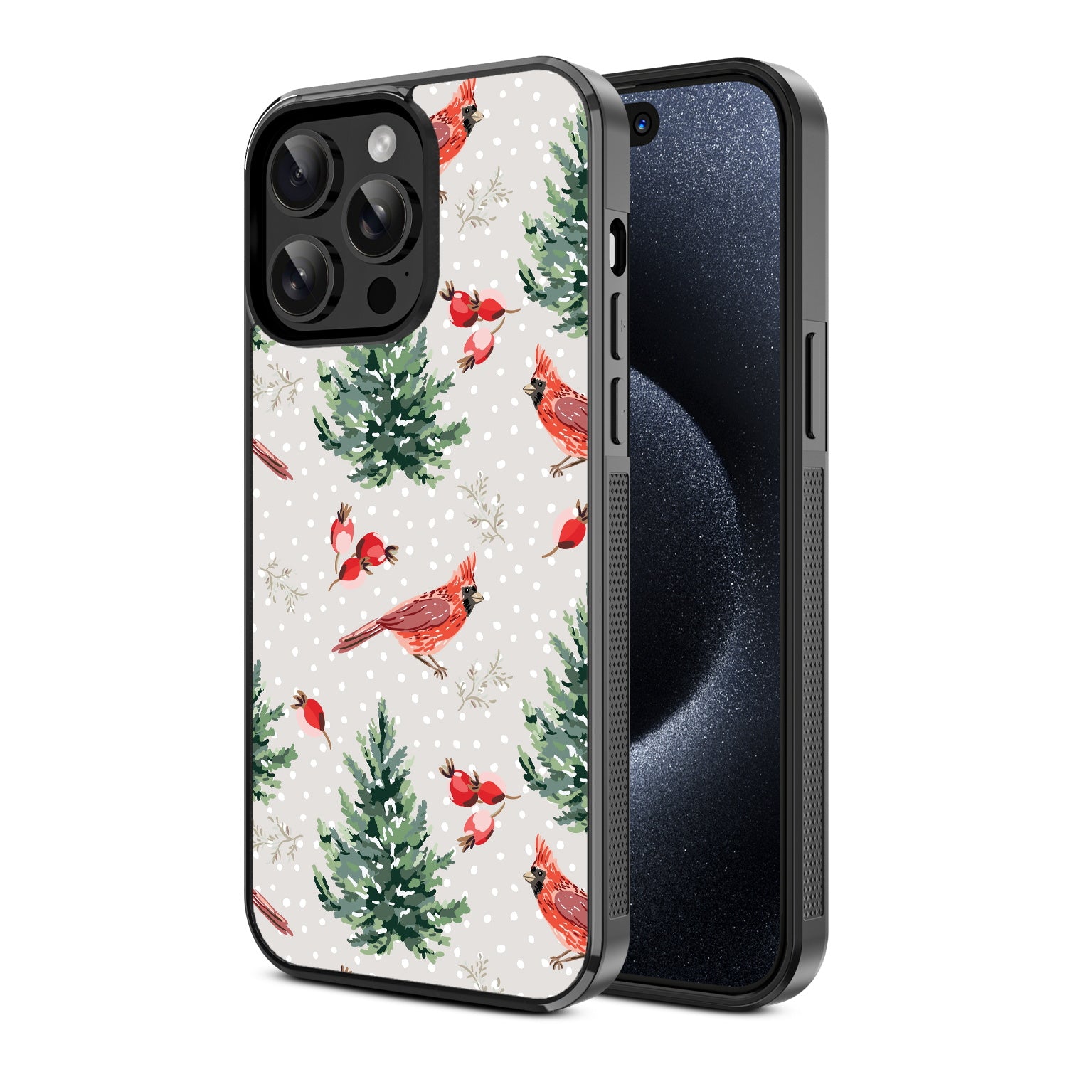 MyBat Design Lab Series Case for Apple iPhone 14 Pro (6.1) - Winter Cardinals - MIP14PCSLESM298-2.jpg