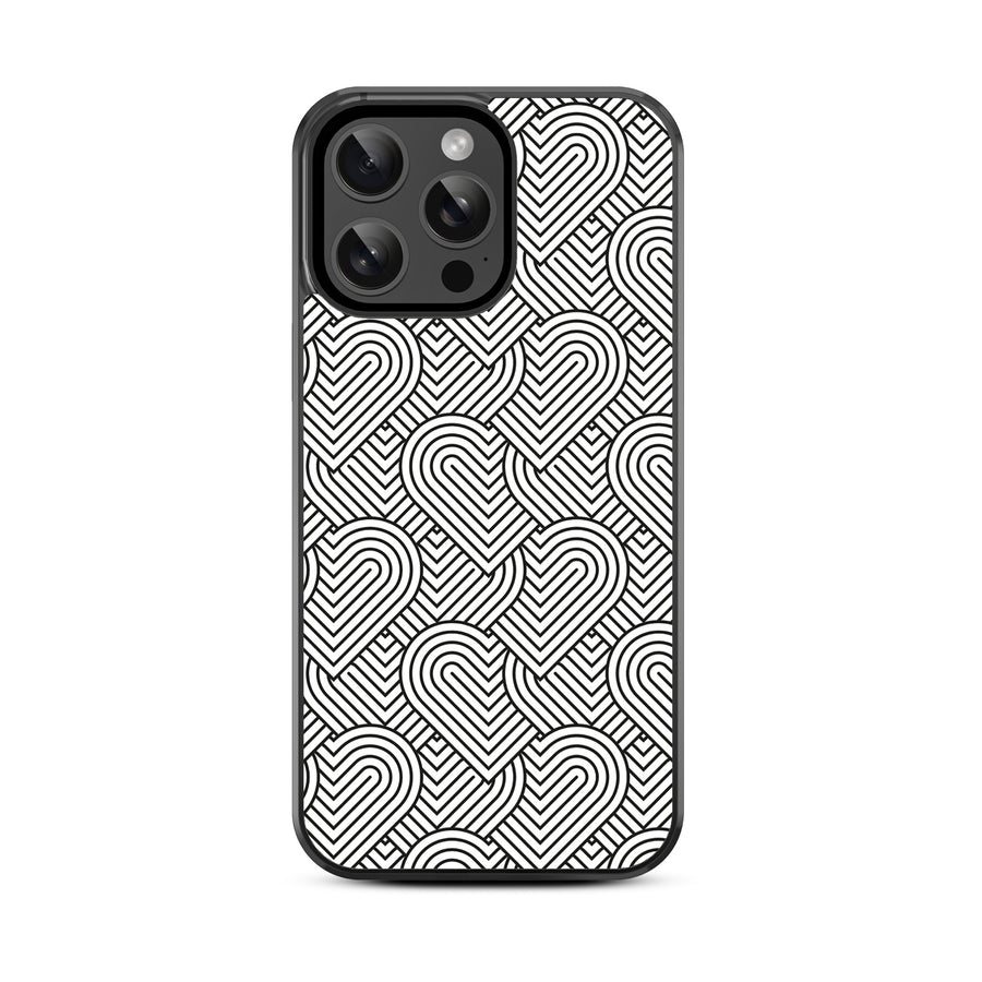 MyBat Design Lab Series Case for Apple iPhone 14 Pro (6.1) - Hearts Aligned - MIP14PCSLESM331-3.jpg