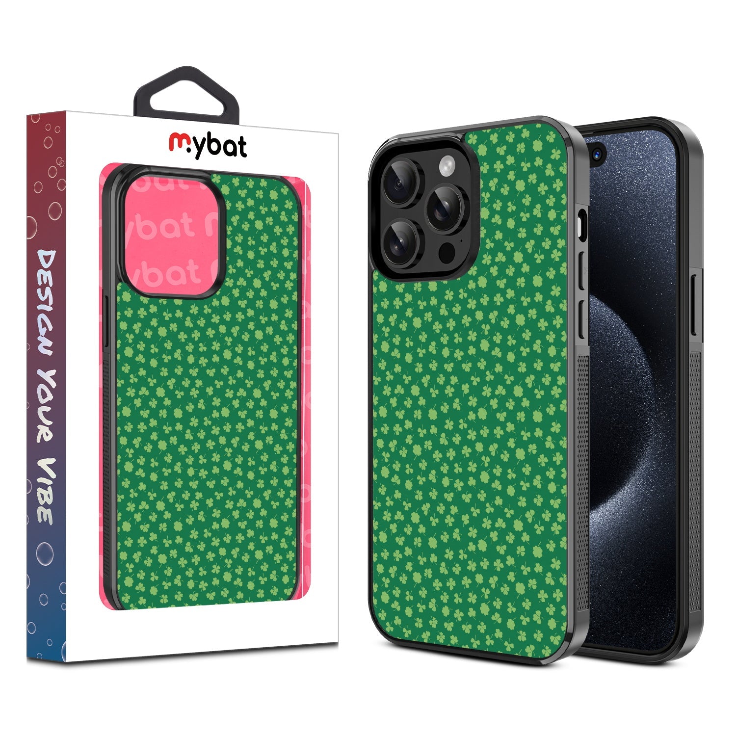 MyBat Design Lab Series Case for Apple iPhone 14 Pro - Lucky Clover