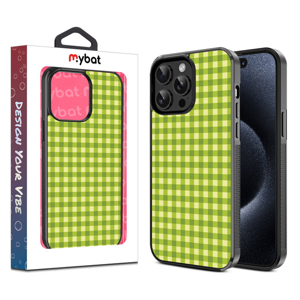 MyBat Design Lab Series Case for Apple iPhone 14 Pro - Green Gingham - MIP14PCSLESM476-1.jpg