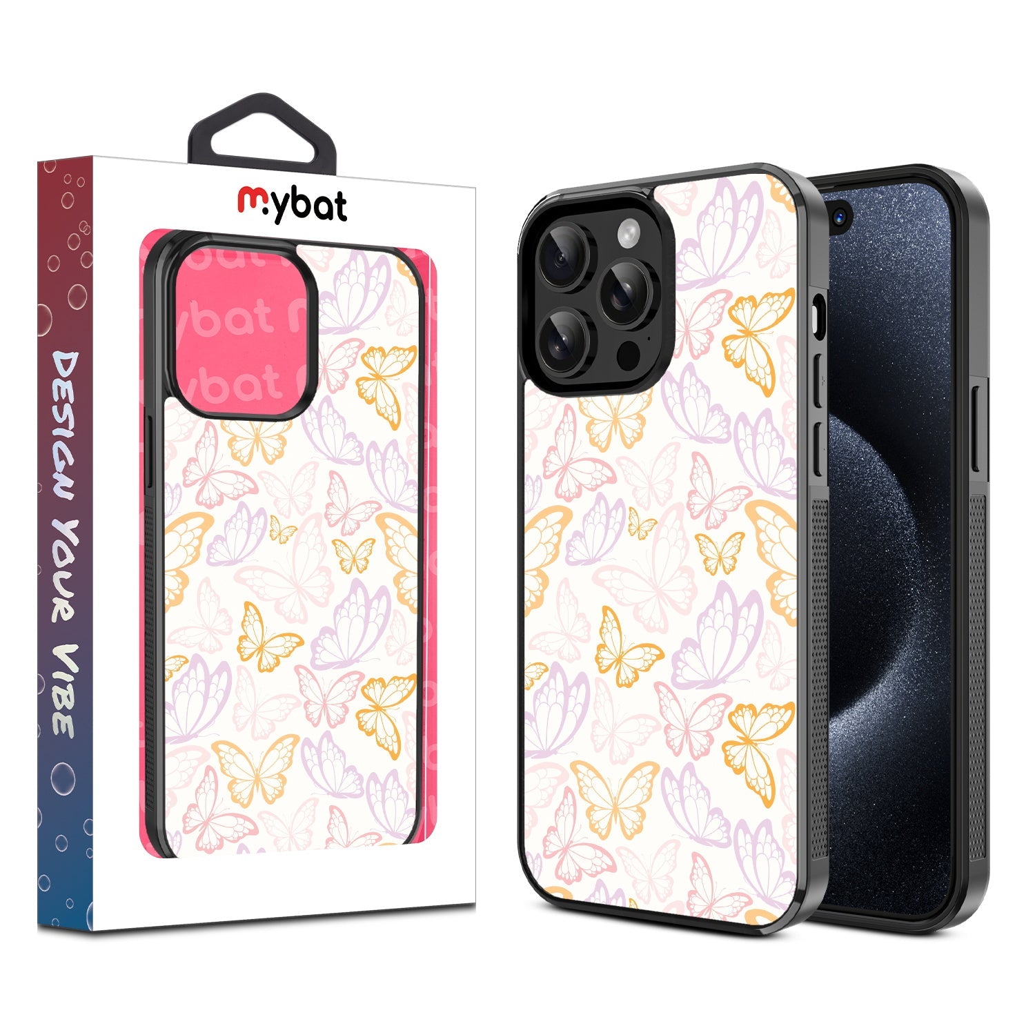 MyBat Design Lab Series Case for Apple iPhone 14 Pro - Wing Outline