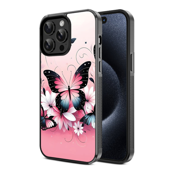MyBat Design Lab Series Case for Apple iPhone 14 Pro Max (6.7) - Butterfly Bouquet - MIP14PMCSLESM184-2.jpg