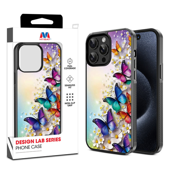 MyBat Design Lab Series Case for Apple iPhone 14 Pro Max (6.7) - Rainbow Butterflies - MIP14PMCSLESM187-1.jpg