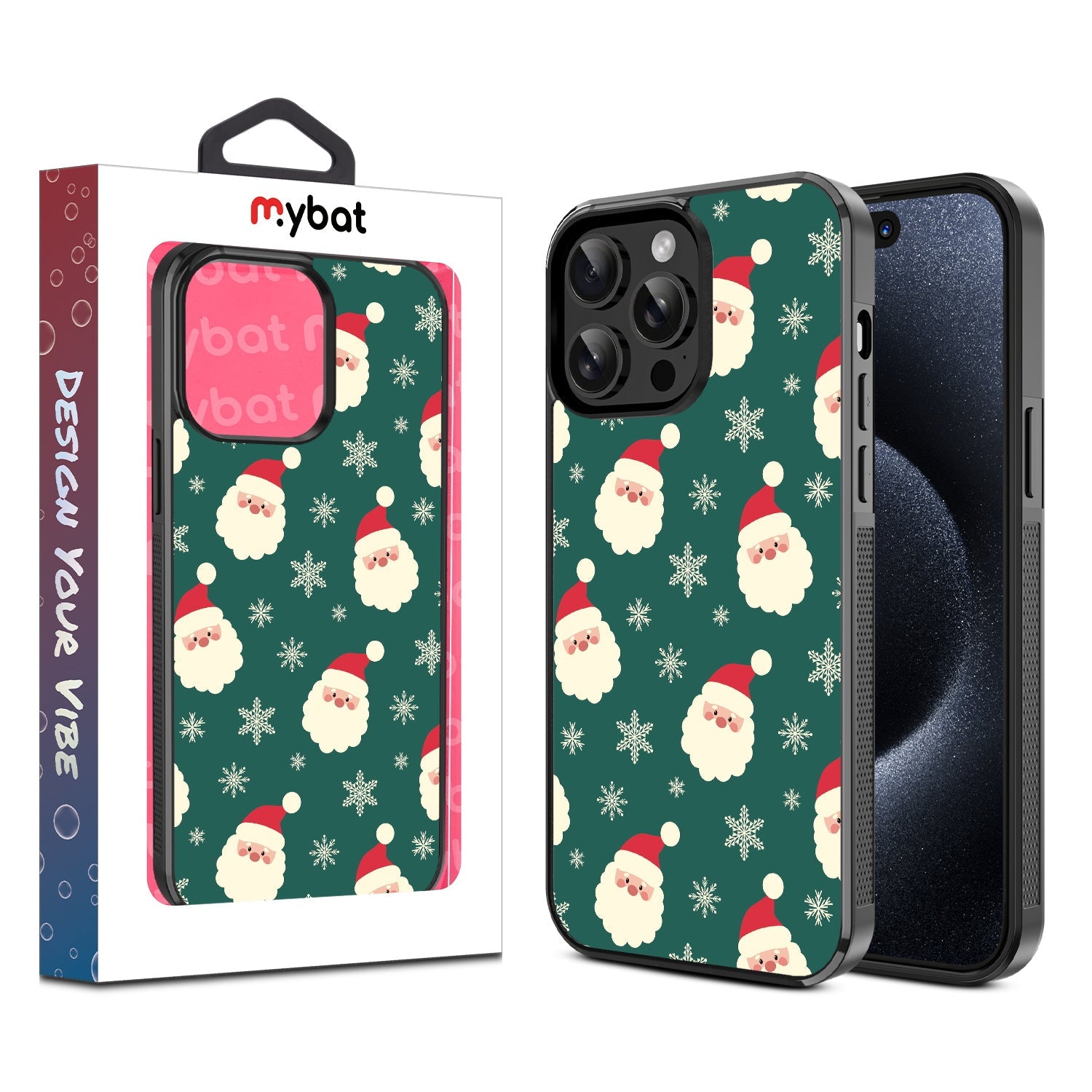MyBat Design Lab Series Case for Apple iPhone 14 Pro Max (6.7) - Jolly Saint Nick