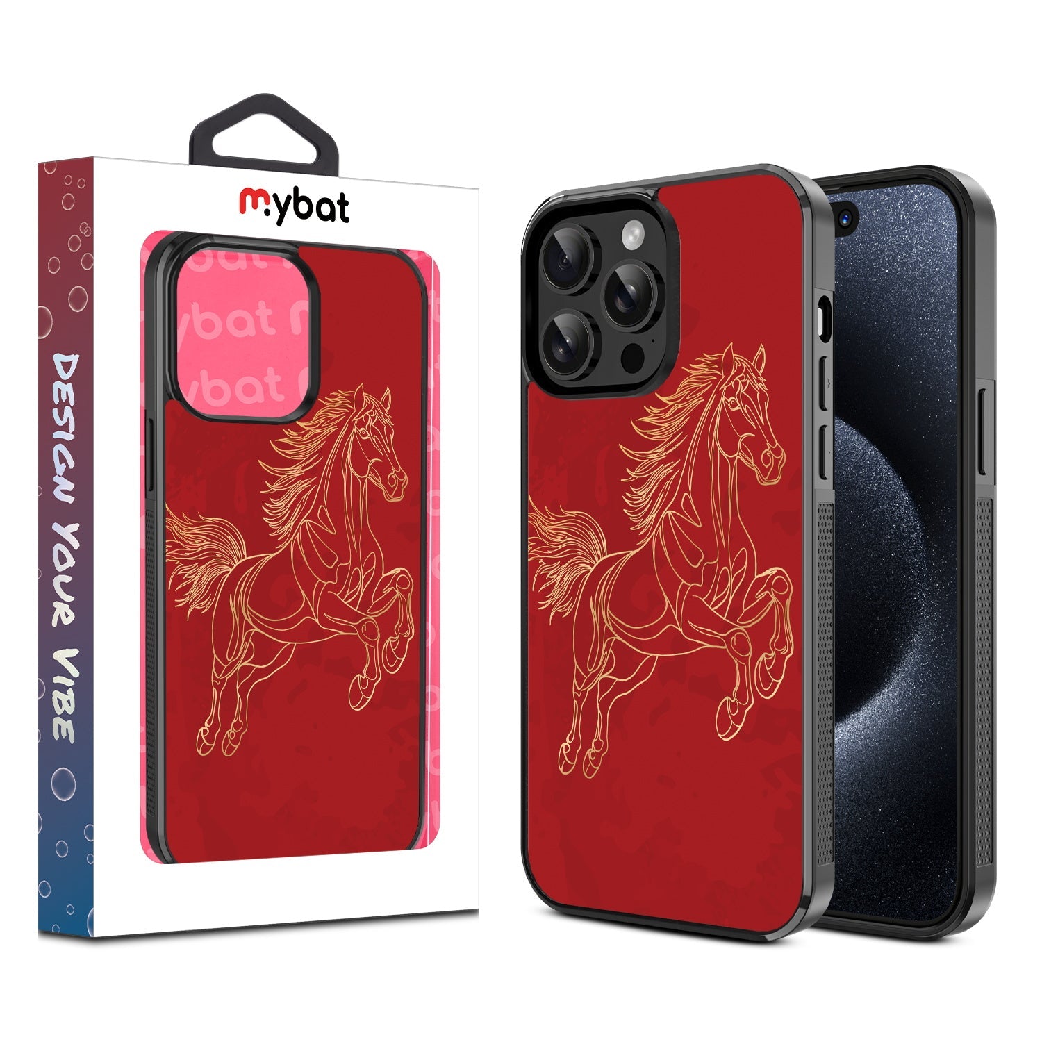 MyBat Design Lab Series Case for Apple iPhone 14 Pro Max - Fire Horse