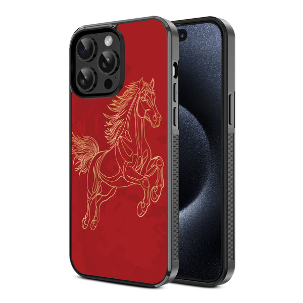 MyBat Design Lab Series Case for Apple iPhone 14 Pro Max - Fire Horse - MIP14PMCSLESM460-2.jpg