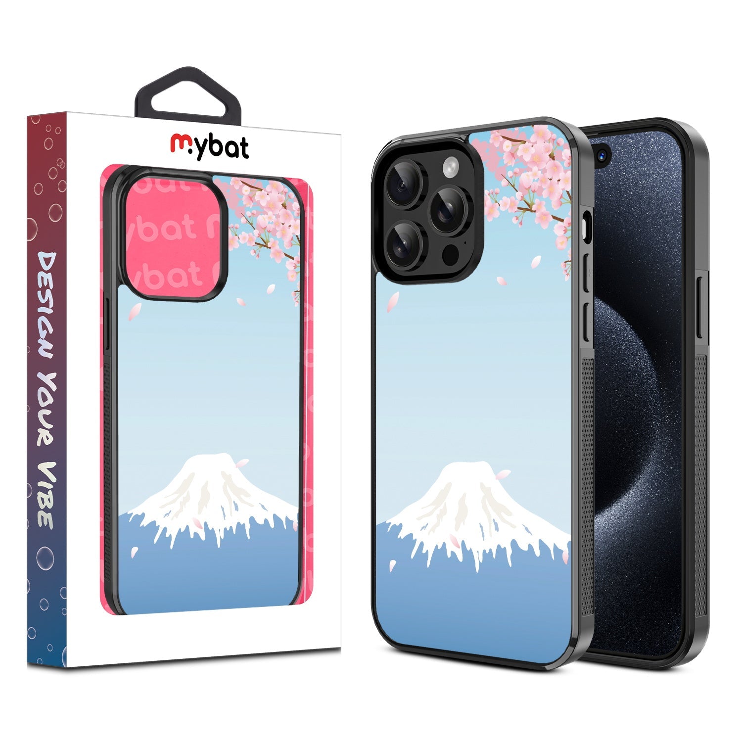 MyBat Design Lab Series Case for Apple iPhone 14 Pro Max - Fuji Blossoms