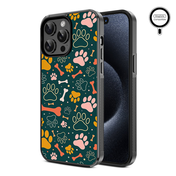 MyBat Design Lab Series MagSafe Case for Apple iPhone 14 Pro Max (6.7) - Paw Prints & Bones - MIP14PMCSLESMSM003-2.jpg