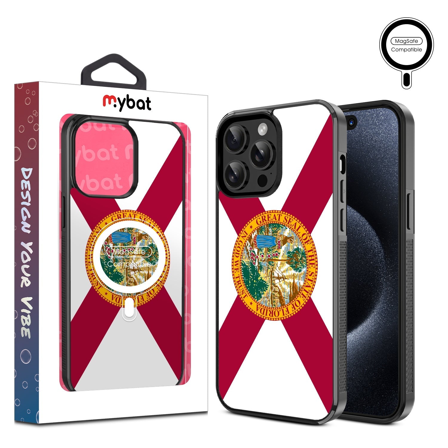 MyBat Design Lab Series MagSafe Case for Apple iPhone 14 Pro Max (6.7) - Florida State Flag