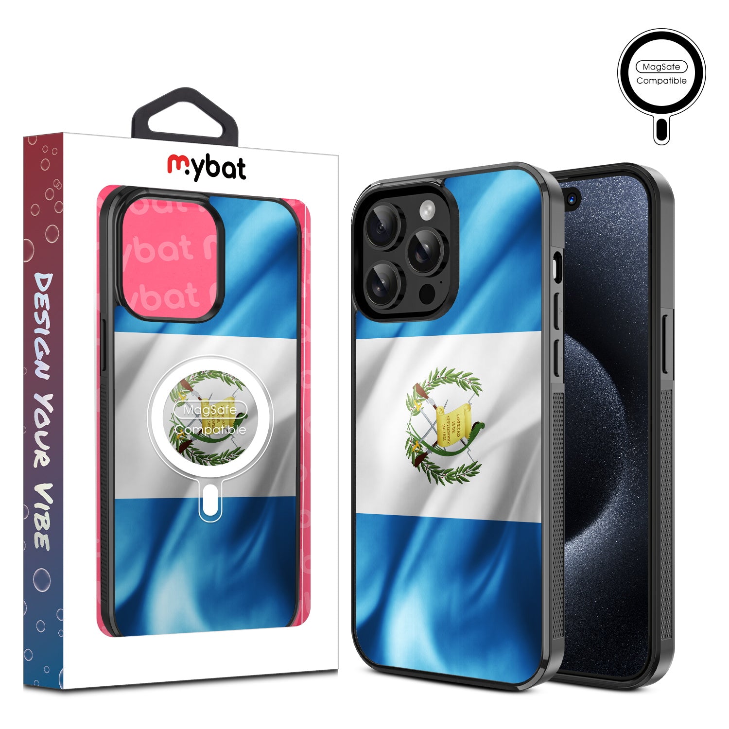 MyBat Design Lab Series MagSafe Case for Apple iPhone 14 Pro Max (6.7) - Guatemalan Flag