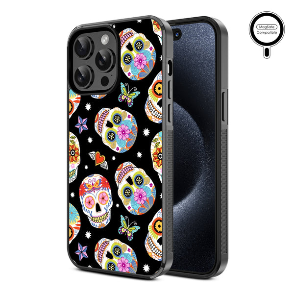 MyBat Design Lab Series MagSafe Case for Apple iPhone 14 Pro Max (6.7) - Day of the Dead - MIP14PMCSLESMSM056-2.jpg