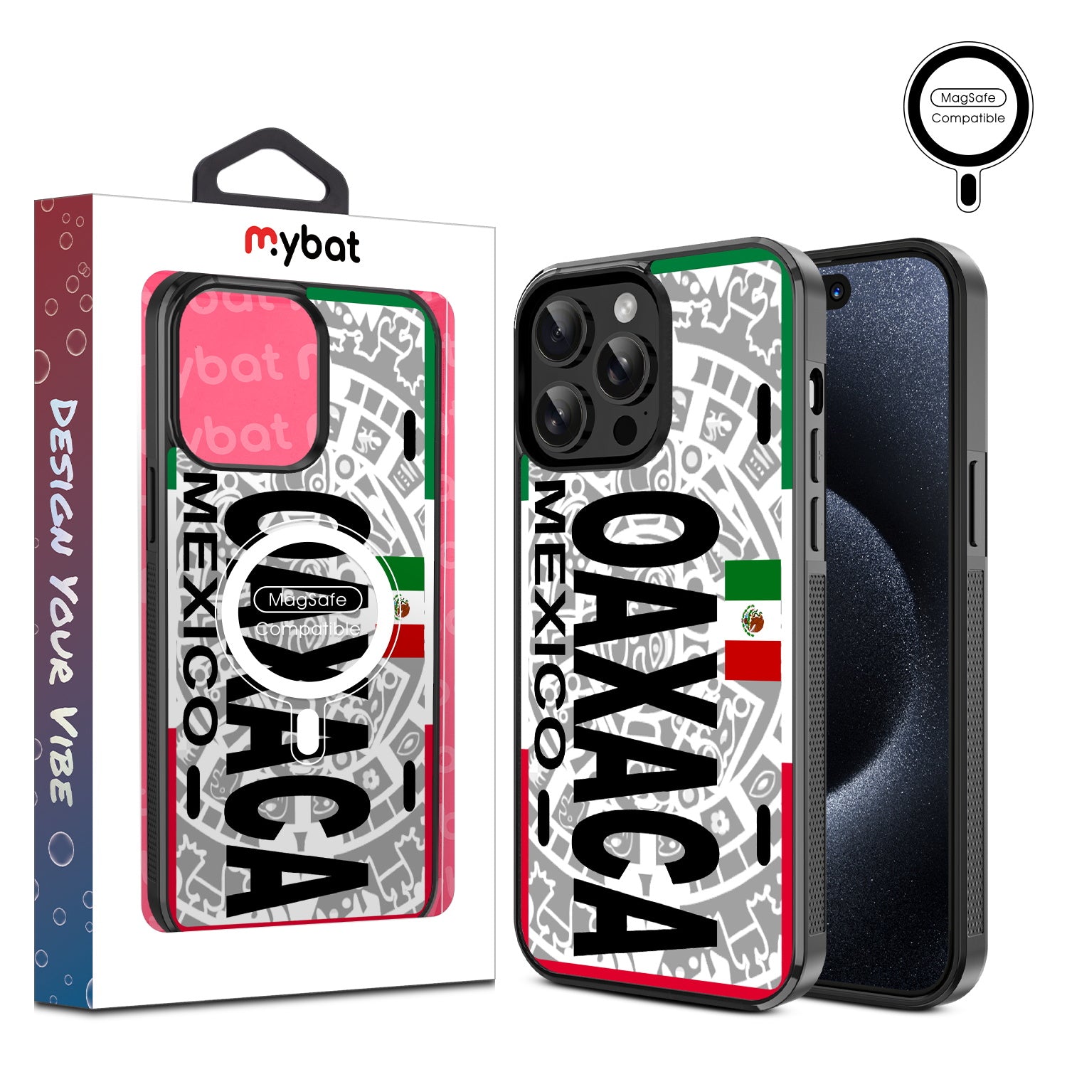 MyBat Design Lab Series MagSafe Case for Apple iPhone 14 Pro Max (6.7) - Oaxaca Azteca