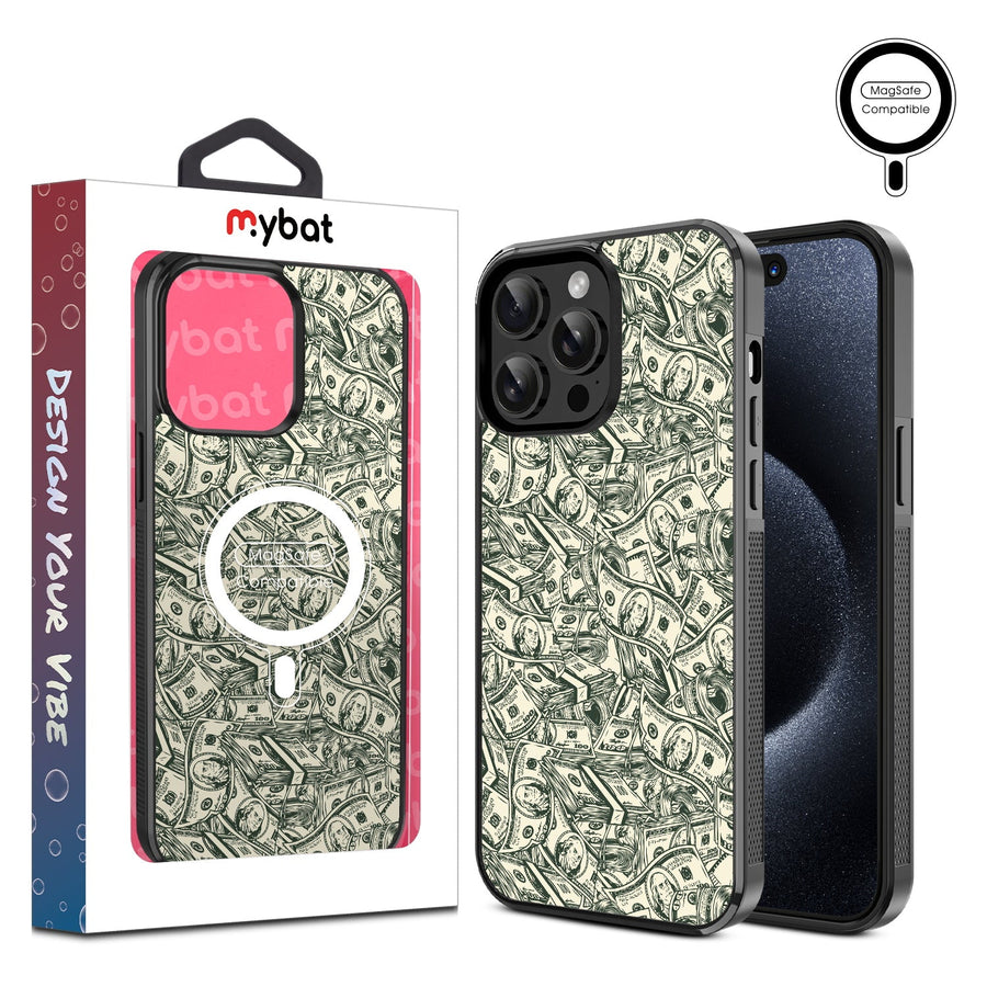 MyBat Design Lab Series MagSafe Case for Apple iPhone 14 Pro Max (6.7) - Money Stack