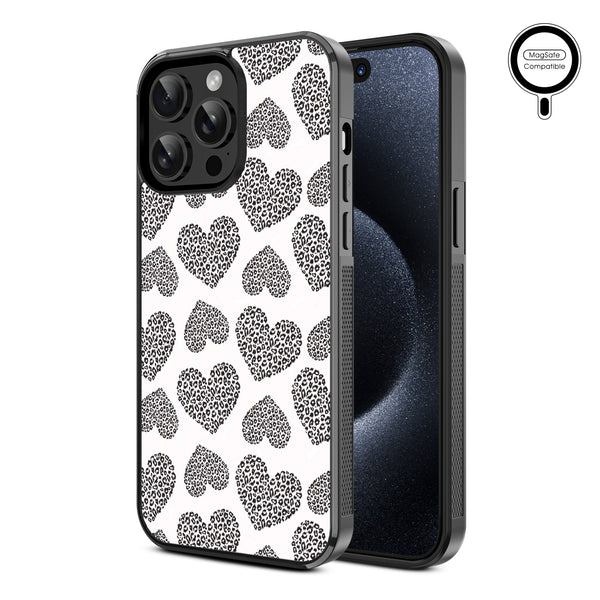 MyBat Design Lab Series MagSafe Case for Apple iPhone 14 Pro Max (6.7) - Leopard Print Hearts - MIP14PMCSLESMSM098-2.jpg