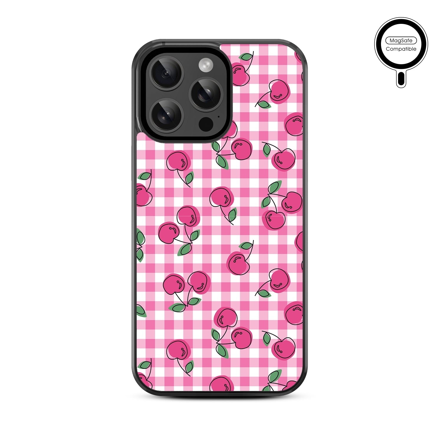 MyBat Design Lab Series MagSafe Case for Apple iPhone 14 Pro Max (6.7) - Pink Cherries