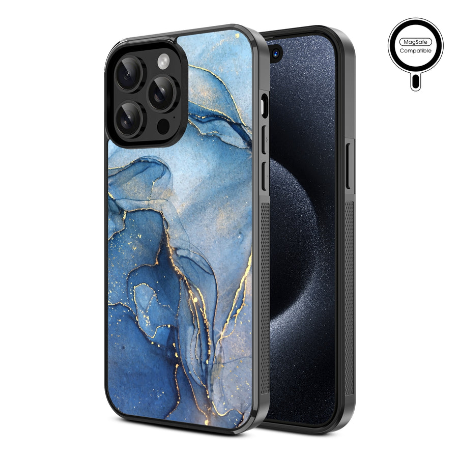 MyBat Design Lab Series MagSafe Case for Apple iPhone 14 Pro Max (6.7) - Blue Marble - MIP14PMCSLESMSM106-2.jpg
