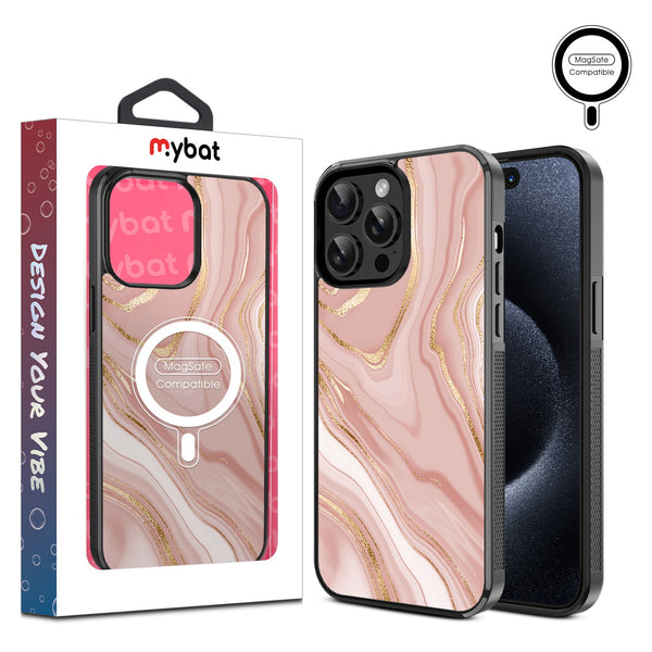 MyBat Design Lab Series MagSafe Case for Apple iPhone 14 Pro Max (6.7) - Pink Marble - MIP14PMCSLESMSM107-1.jpg