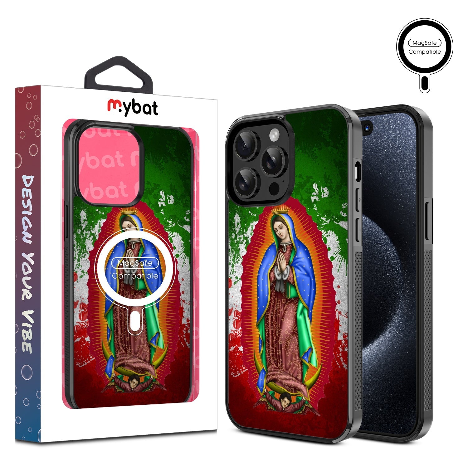 MyBat Design Lab Series MagSafe Case for Apple iPhone 14 Pro Max (6.7) - Guadalupe Virgin Mary