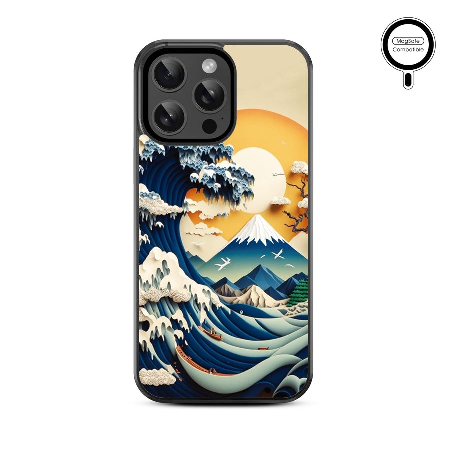 MyBat Design Lab Series MagSafe Case for Apple iPhone 14 Pro Max (6.7) - The Great Wave
