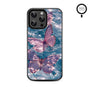 MyBat Design Lab Series MagSafe Case for Apple iPhone 14 Pro Max (6.7) - Floating Butterflies