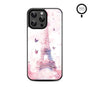 MyBat Design Lab Series MagSafe Case for Apple iPhone 14 Pro Max (6.7) - Parisian Butterflies