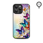 MyBat Design Lab Series MagSafe Case for Apple iPhone 14 Pro Max (6.7) - Rainbow Butterflies