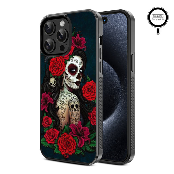 MyBat Design Lab Series MagSafe Case for Apple iPhone 14 Pro Max (6.7) - Lady Of The Dead - MIP14PMCSLESMSM189-2.jpg