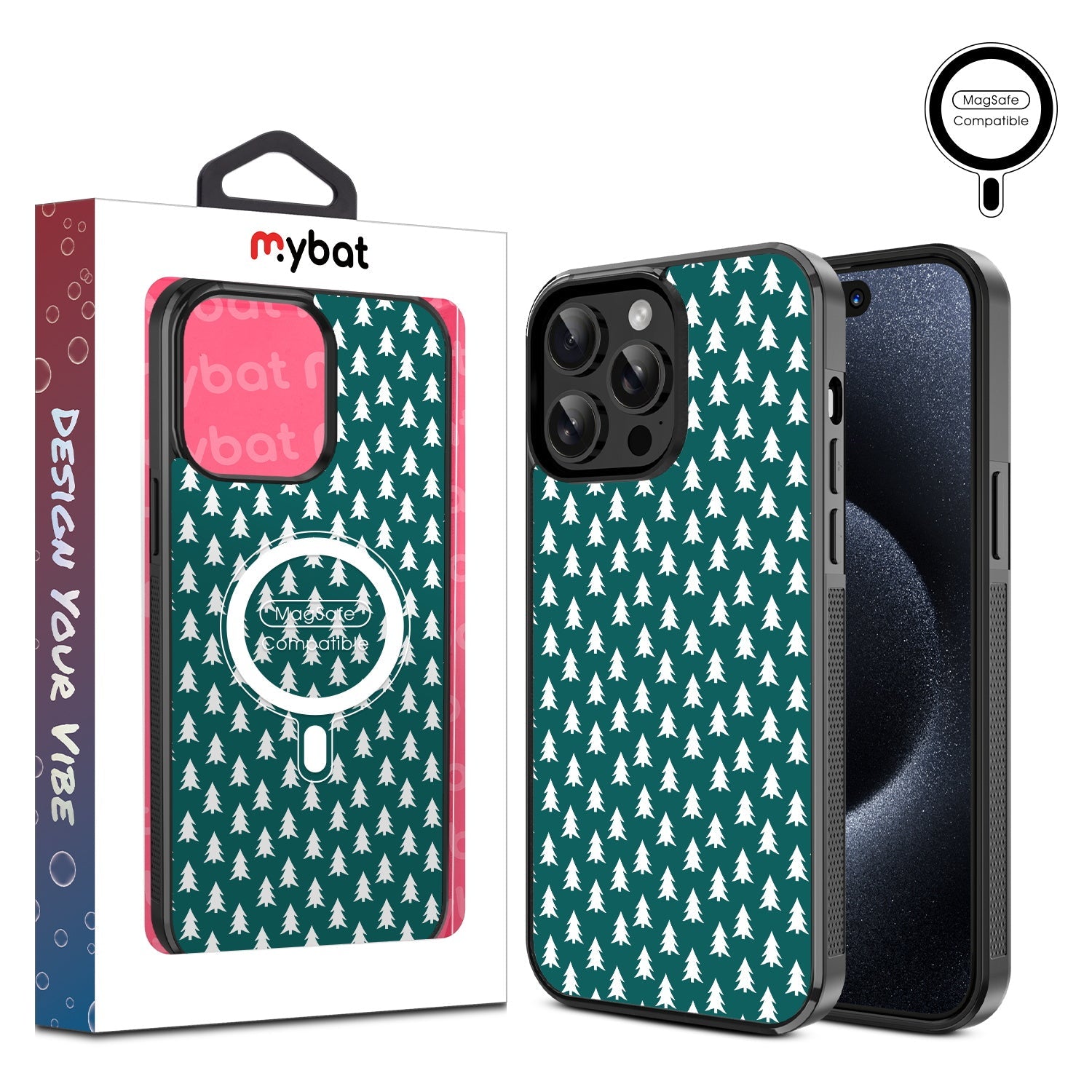 MyBat Design Lab Series MagSafe Case for Apple iPhone 14 Pro Max (6.7) - Evergreen Forest