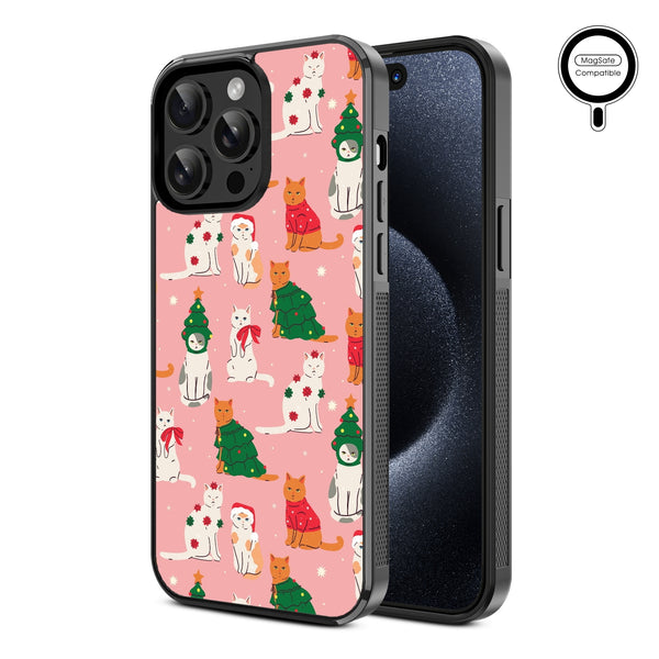 MyBat Design Lab Series MagSafe Case for Apple iPhone 14 Pro Max (6.7) - Meowy Christmas - MIP14PMCSLESMSM286-2.jpg