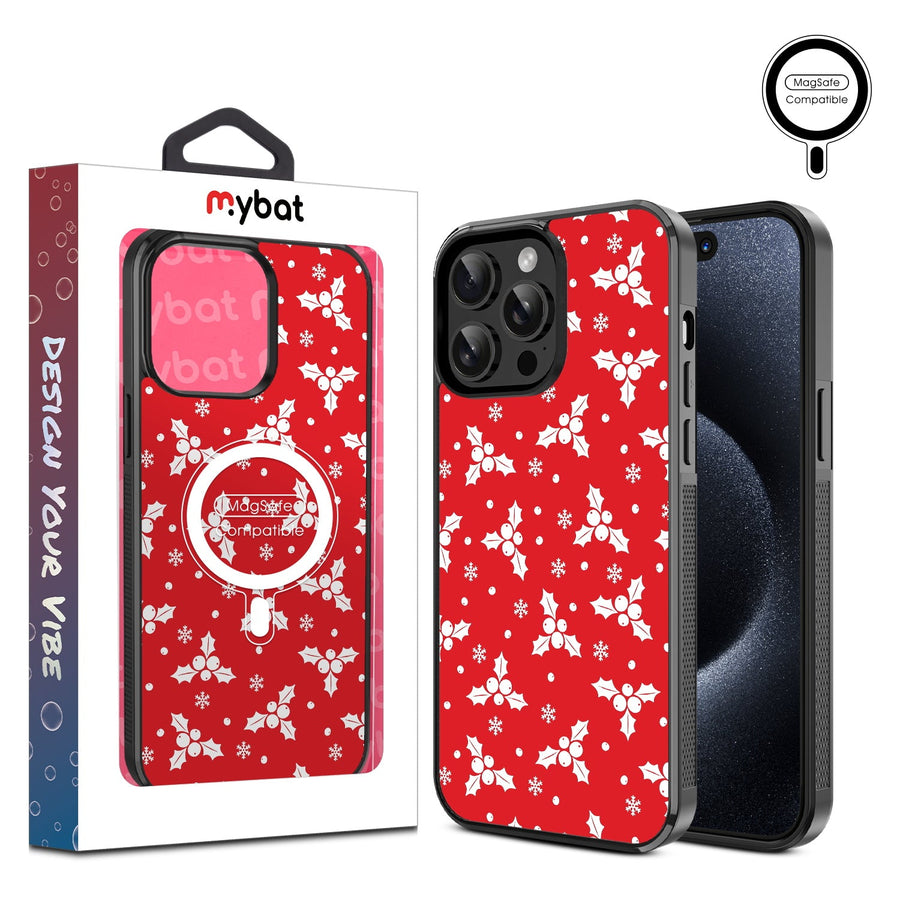 MyBat Design Lab Series MagSafe Case for Apple iPhone 14 Pro Max (6.7) - Merry Mistletoe