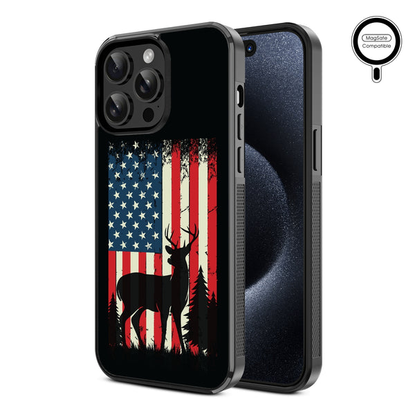 MyBat Design Lab Series MagSafe Case for Apple iPhone 14 Pro Max (6.7) - Stars, Stripes and Stags - MIP14PMCSLESMSM319-2.jpg